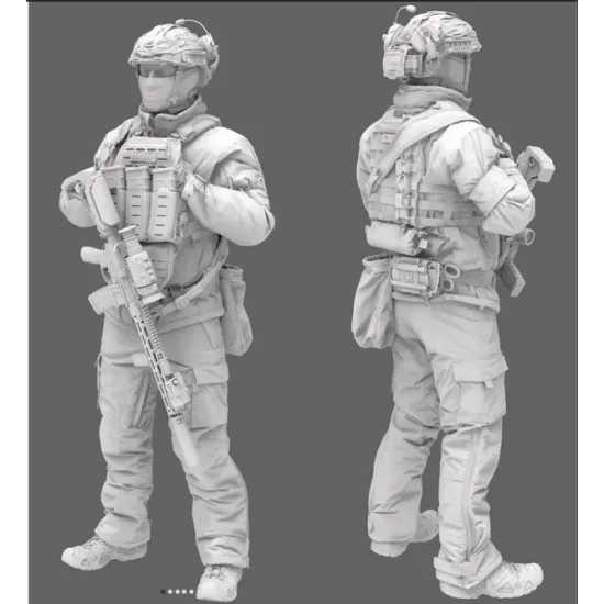 Black Snake Uks-05-16 1/16 Ukrainian Soldier Resin Figure