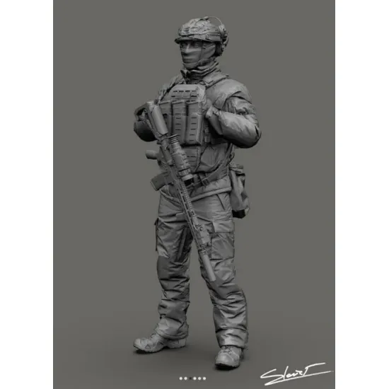 Black Snake Uks-05-16 1/16 Ukrainian Soldier Resin Figure