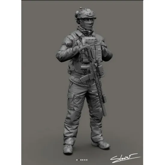 Black Snake Uks-05-16 1/16 Ukrainian Soldier Resin Figure