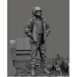 Black Snake Uks-07-16 1/16 Ukrainian Bradley Crewman 47th Mechanized Brigade Resin Figure