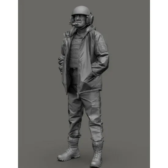 Black Snake Uks-07-16 1/16 Ukrainian Bradley Crewman 47th Mechanized Brigade Resin Figure