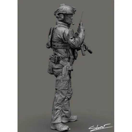 Black Snake Uks-09-16 1/16 Ukrainian Omega Special Forces Operator Resin Figure Kit