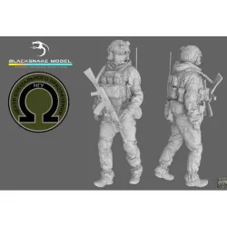 Black Snake Uks-12-16 1/16 Ukrainian Omega Special Forces Operator Resin Figure Kit