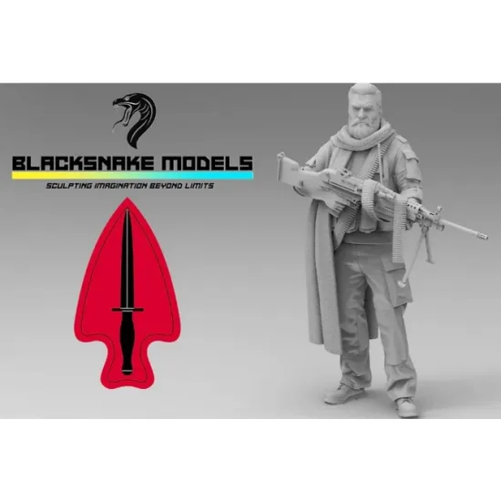 Black Snake Delta-02-16 1/16 Delta Force Operator Resin Figure Kit