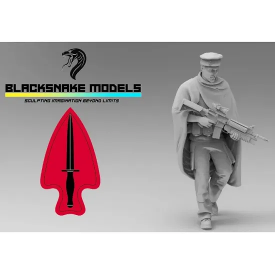 Black Snake Delta-05-16 1/16 Delta Force Operator Resin Figure Kit
