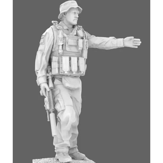 Black Snake Marcus 1/16 Navy Seals Operator Marcus Lutrel Resin Figure Kit