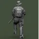 Black Snake Axes 1/16 Navy Seals Operator Axes Lutrel Resin Figure Kit