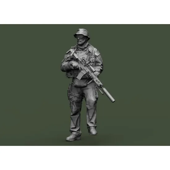 Black Snake Axes 1/16 Navy Seals Operator Axes Lutrel Resin Figure Kit