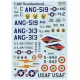 Print Scale 72-554 1/72 Decal For Republic F-84f Thunderstreak