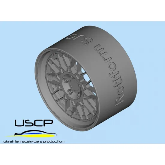 Uscp 24p127 1/24 Rotiform Sjc 19 Inch Resin Model