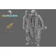 Black Snake Fsj-03-16 1/16 2 Fallschirmjager With A Wounded Comrade Resin Kit
