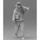 Black Snake Ttnkf-05-16 1/16 Infantryman Totenkopf In Winter Uniform Mg 42 Gunner Eastern Front