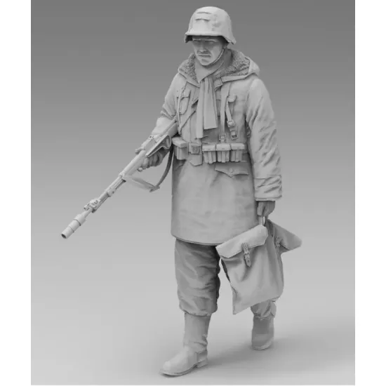 Black Snake Ttnkf-06-16 1/16 Infantryman Totenkopf In Grenadier Winter Uniform Eastern Front