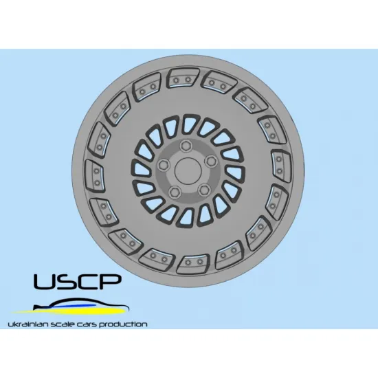 Uscp 24p216 1/24 Rotiform Sjc 19 Inch Resin Model