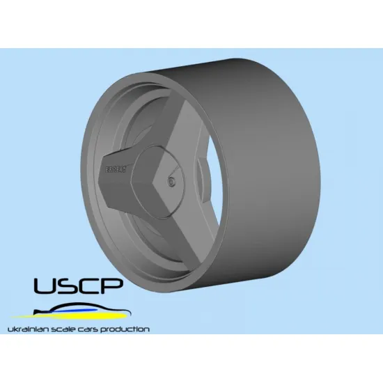Uscp 24p217 1/24 Brabus Monoblock 2 18 Inch Resin Model