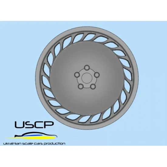 Uscp 24p029 1/24 Messer Me03-3 19 Inch Resin Model
