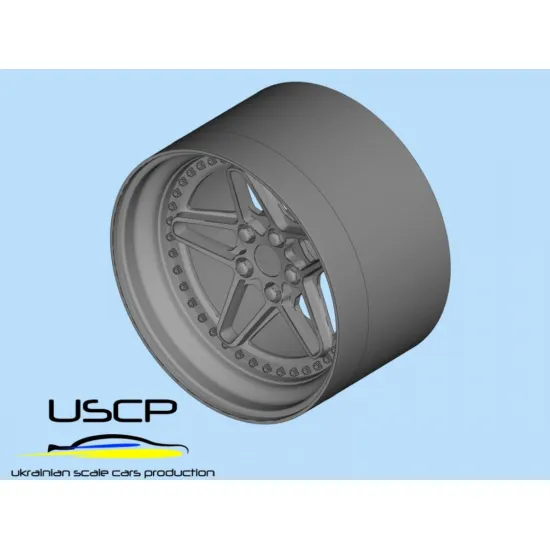 Uscp 24p219 1/24 Fifteen52 Dkubus 19 Inch Resin Model
