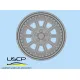 Uscp 24p088 1/24 Forgiato Fv4 19 Inch Resin Model