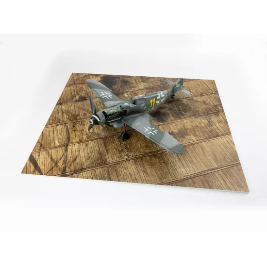 Red Fox Db-35006 1/35 Wwii German Wooden Base Type 2 380x320mm 3d Diorama Base