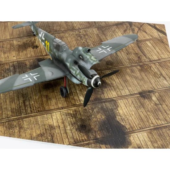 Red Fox Db-35006 1/35 Wwii German Wooden Base Type 2 380x320mm 3d Diorama Base