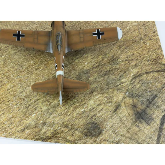 Red Fox Db-48019 1/48 Wwii German Brick Base Type 1 380x320mm 3d Diorama Base