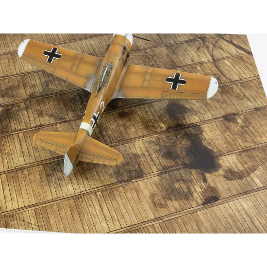 Red Fox Db-48021 1/48 Wwii German Wooden Base Type 1 380x320mm 3d Diorama Base