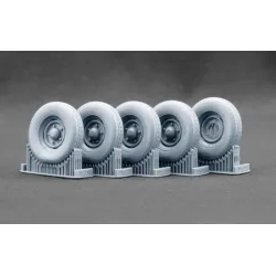 Scalex Wm-24001w 1/24 Type Hy Weighted Wheel Set For Heller Ebbro Resin Model/ 3d Printed