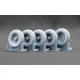Scalex Wm-24001w 1/24 Type Hy Weighted Wheel Set For Heller Ebbro Resin Model/ 3d Printed