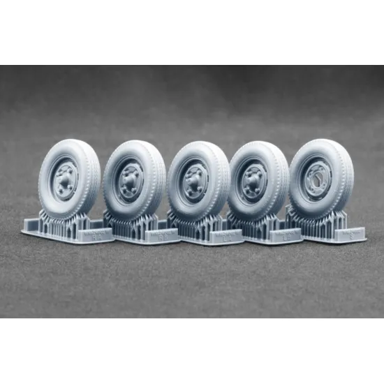 Scalex Wm-24002w 1/24 Trabi 601 S P36 Weighted Wheel Set For Revell Resin Model/ 3d Printed