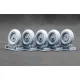 Scalex Wm-24002w 1/24 Trabi 601 S P36 Weighted Wheel Set For Revell Resin Model/ 3d Printed