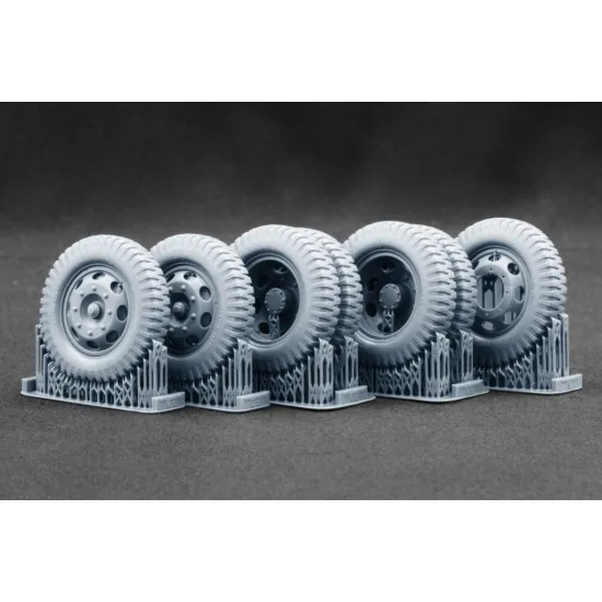 Scalex Ww-24001w 1/24 Blitz Late V1 Weighted Wheel Set For Italeri Resin Model 3d Printed