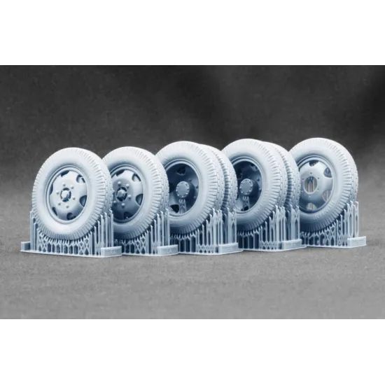 Scalex Ww-24003w 1/24 Blitz Early V1 Weighted Wheel Set For Italeri Resin Model 3d Printed