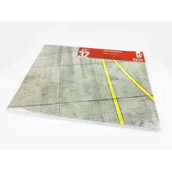 Red Fox Db-32002 1/32 Airfield Diorama Base Type 2 600x380mm Double Sheet 3d Diorama Base