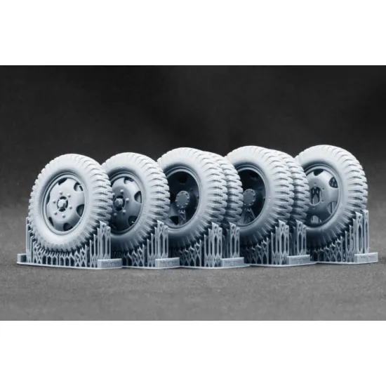 Scalex Ww-24004w 1/24 Blitz Early V2 Weighted Wheel Set For Italeri Resin Model/ 3d Printed