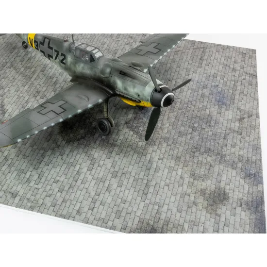 Red Fox Db-32006 1/32 Wwii German Brick Base Type 6 380x320mm 3d Diorama Base