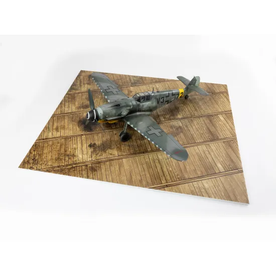 Red Fox Db-32007 1/32 Wwii German Wooden Base Type 3 380x320mm 3d Diorama Base
