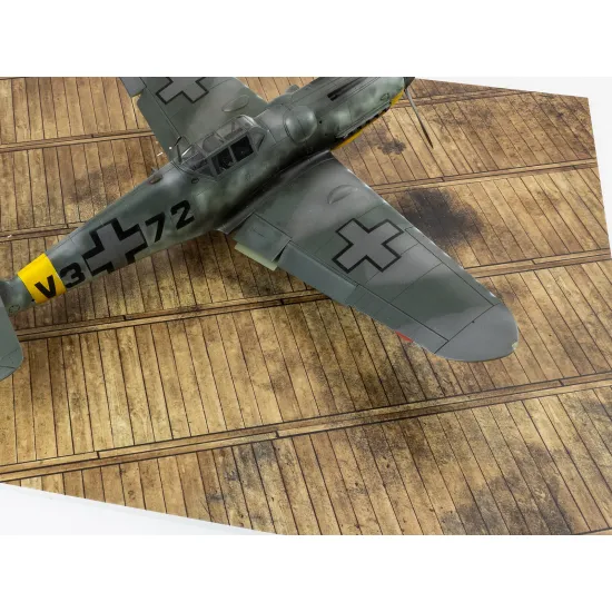 Red Fox Db-32007 1/32 Wwii German Wooden Base Type 3 380x320mm 3d Diorama Base
