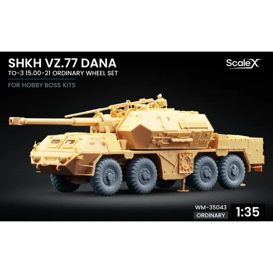 Scalex Wm-35043 1/35 Shkh Vz 77 Dana To-3 15 00-21 Ordinary Wheel Set For Hobby Boss Resin Model/ 3d Printed