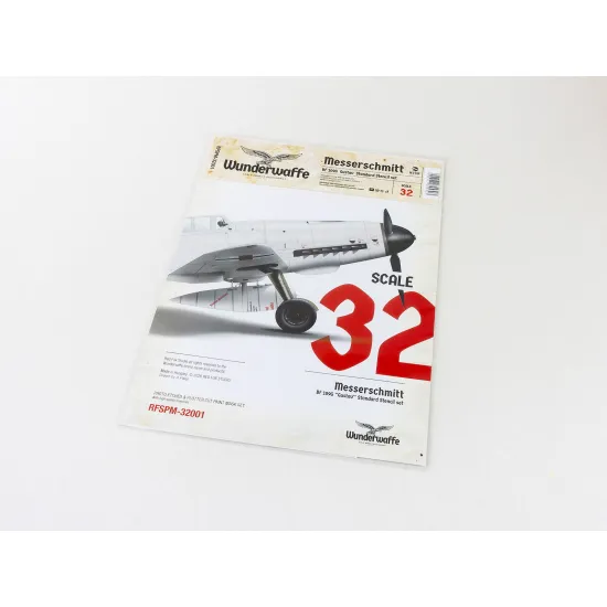 Red Fox Rfspm-32001 1/32 Messerschmitt Bf 109g Gustav Standard Stencil Set