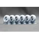 Scalex Wm-35045 1/35 Fv-603 Saracen Trak Grip 12 00-20 Ordinary Wheel Set Resin Model 3d Printed