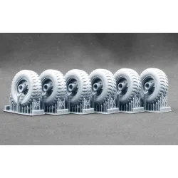 Scalex Wm-35045w 1/35 Fv-603 Saracen Trak Grip 12 00-20 Weighted Wheel Set Resin Model/ 3d Printed