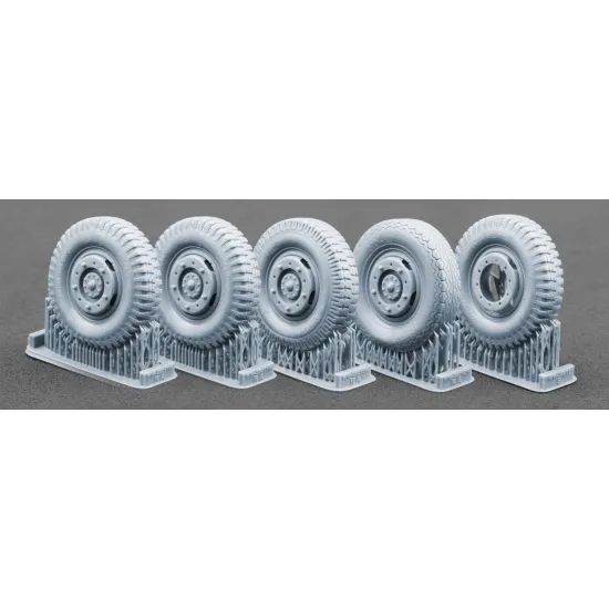 Scalex Ww-35025w 1/35 Sd Kfz 234 Puma V1/V1/V4/V3 Weighted Wheel Set For Dragon Miniart Rfm Italeri Ak Interactive