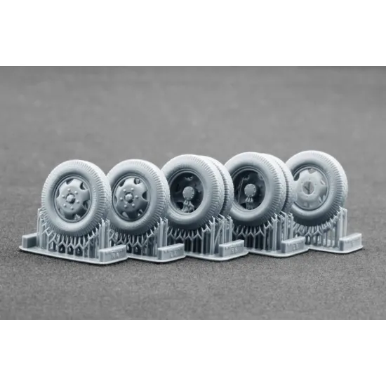 Scalex Ww-48002w 1/48 Blitz Early V2 Deformed Wheel Set For Italeri Tamiya