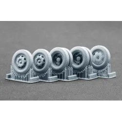 Scalex Ww-48004w 1/48 Blitz Late V1 Deformed Wheel Set For Italeri Tamiya