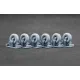 Scalex Wm-72015 1/72 Fv-603 Saracen Trak Grip 12 00-20 Ordinary Wheel Set For Ace