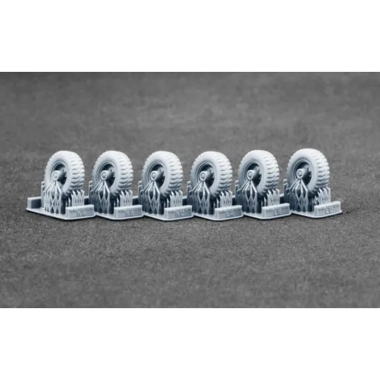 Scalex Wm-72015w 1/72 Fv-603 Saracen Trak Grip 12 00-20 Weighted Wheel Set For Ace
