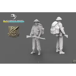 Black Snake K-01-16 1/16 Rifleman Commando Kieffer Resin Figure Kit
