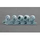 Scalex Ww-72001 1/72 Blitz Late V1 Ordinary Wheel Set For Academy Italeri