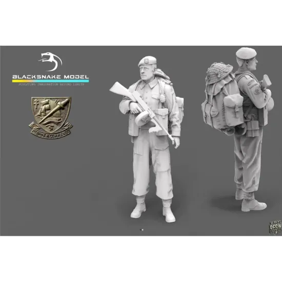 Black Snake K-04-16 1/16 Rifleman Commando Kieffer Kit 4 Resin Figure Kit