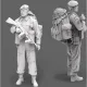 Black Snake K-04-16 1/16 Rifleman Commando Kieffer Kit 4 Resin Figure Kit